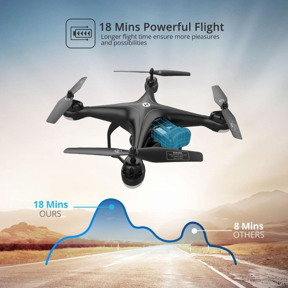 Mid Range Quadcopter Drone 18 Min Flight time, 1080P HD Camera 5G WIFI